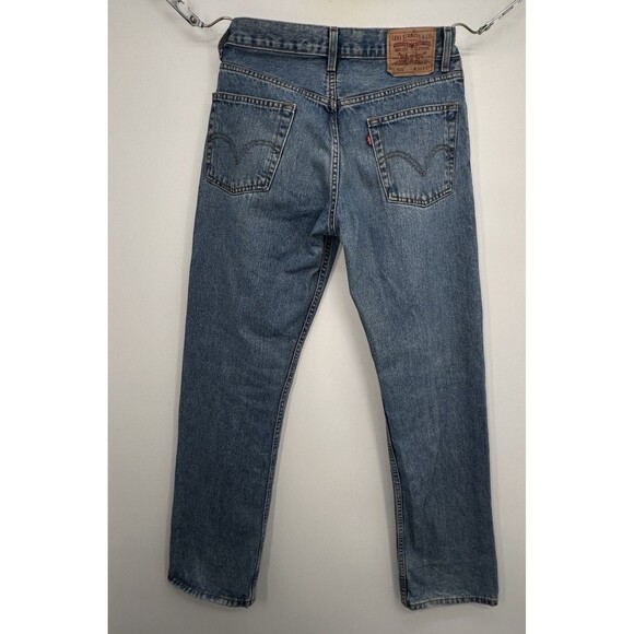 Vintage Levis 505 Jeans Mens 30x30 Made USA Regular Fit Straight Leg 90s Denim - Picture 2 of 14